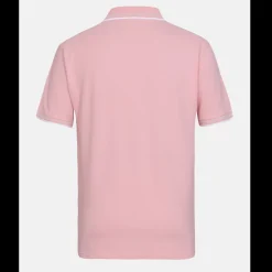 Polo M Courtes en coton JAROD Pink rose