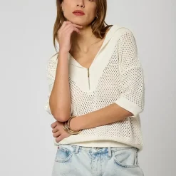 Polo M Courtes LAIZA blanc en coton