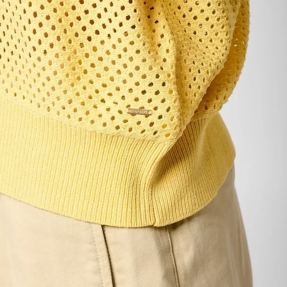 Polo M Courtes LAIZA jaune en viscose