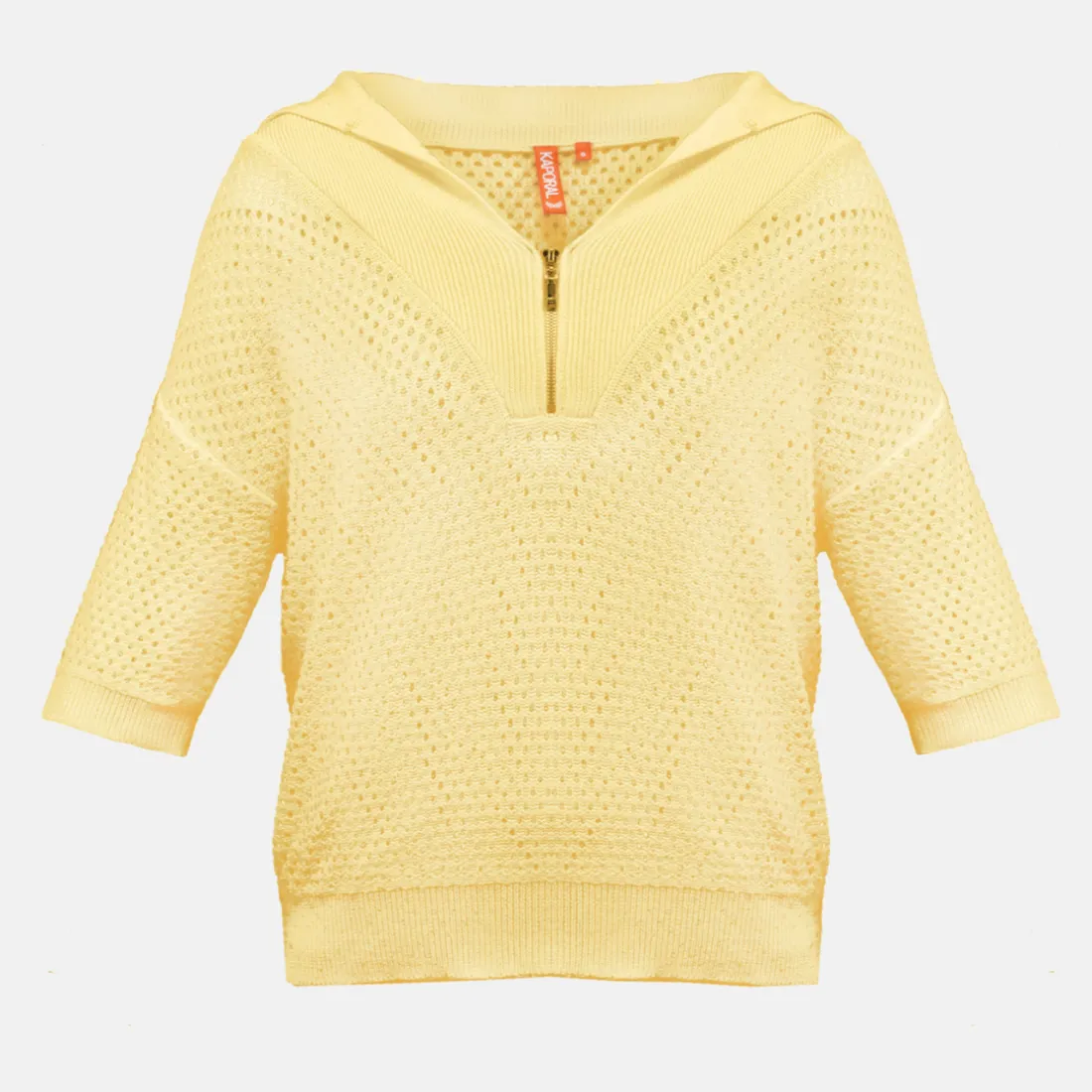 Polo M Courtes LAIZA jaune en viscose