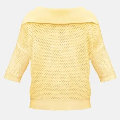 Polo M Courtes LAIZA jaune en viscose