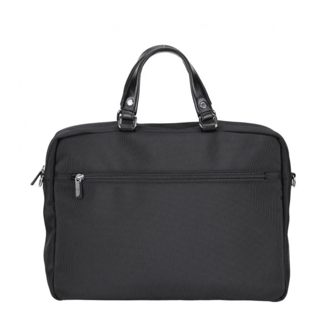Porte document noir en cuir