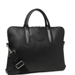 Porte Documents Zippé Noir MILANO Homme en cuir