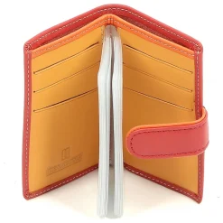 Porte-cartes Cuir MULTICO Rouge/Multicolore