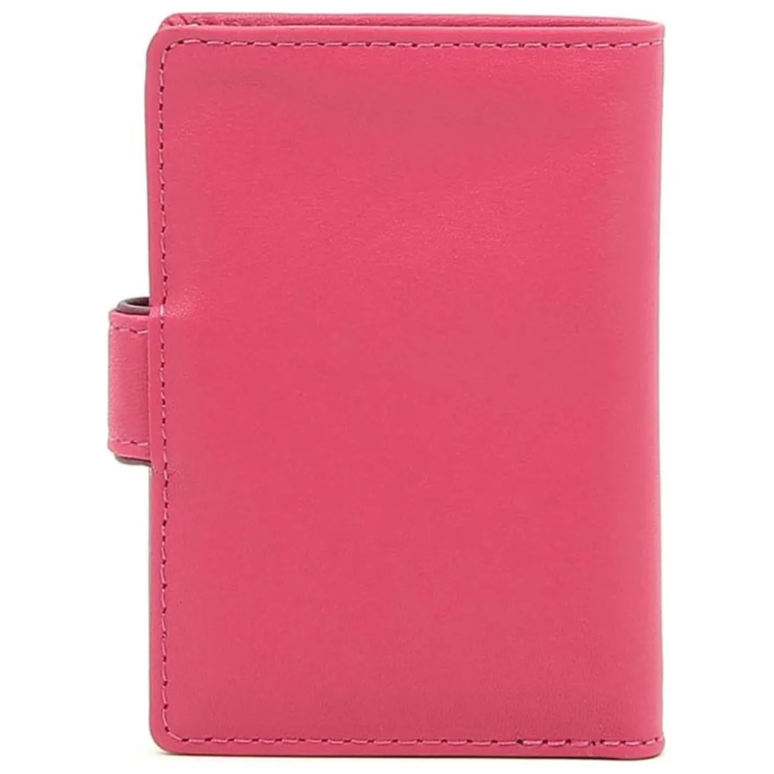 Porte-cartes Cuir MULTICO Fuchsia/Multicolore