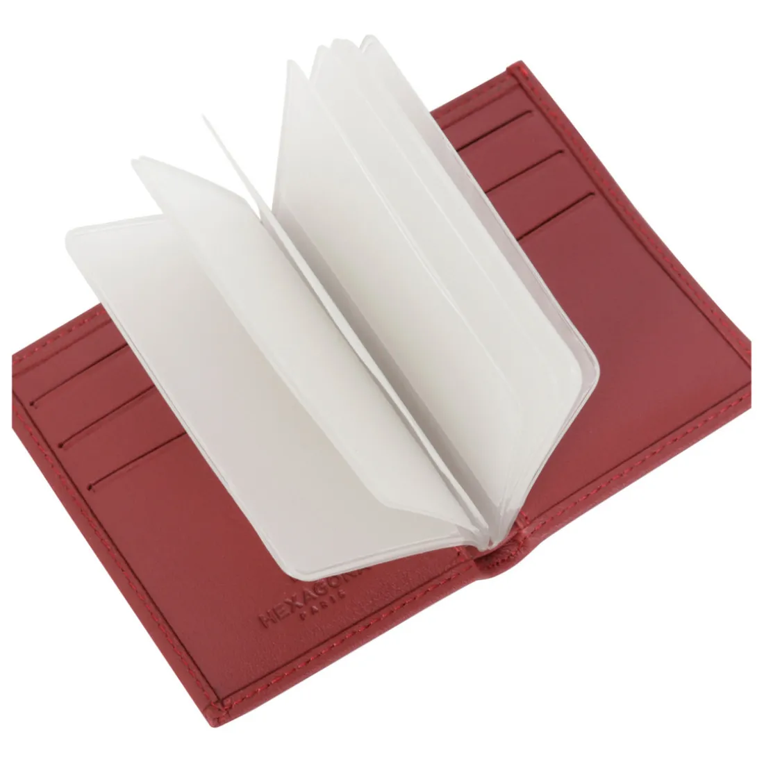 Porte-cartes Cuir SOFT Rouge Xavi