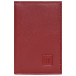 Porte-cartes Cuir SOFT Rouge Axel