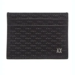 Porte-cartes homme noir en cuir