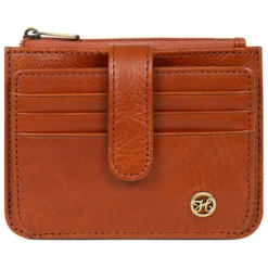 Porte-cartes ONDINE Cognac Vox en cuir