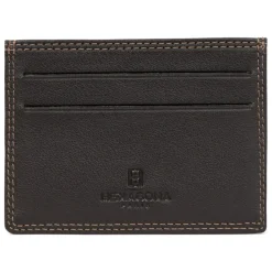 Porte-cartes Stop RFID Cuir SENSATION Marron foncé Paco