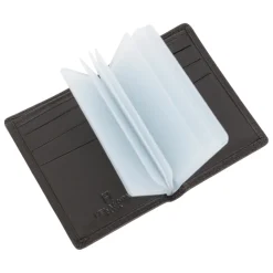 Porte-cartes Stop RFID Cuir SENSATION Marron foncé Aiden