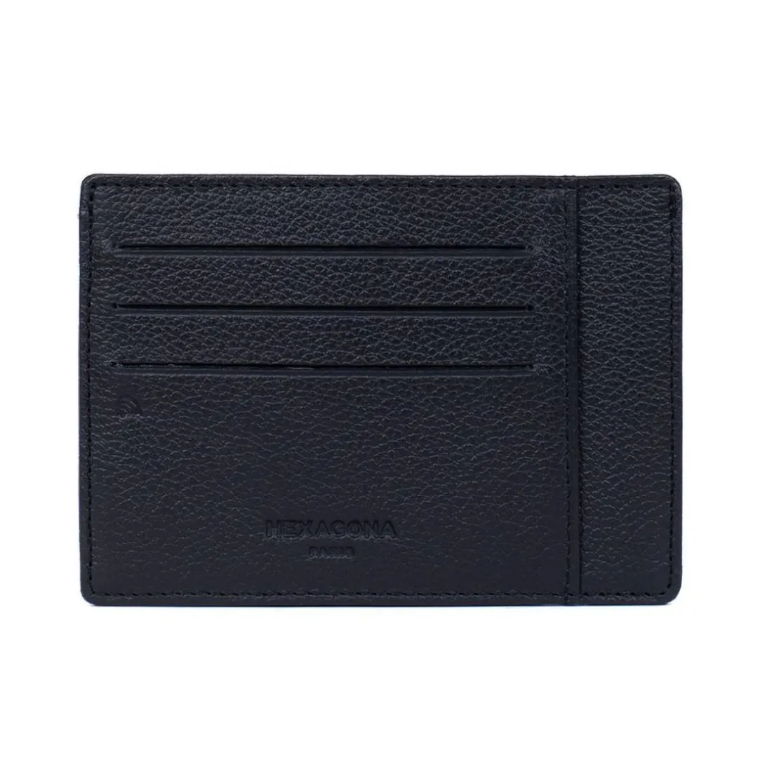 Porte-cartes Stop RFID Cuir CONFORT Noir Zoé Lia