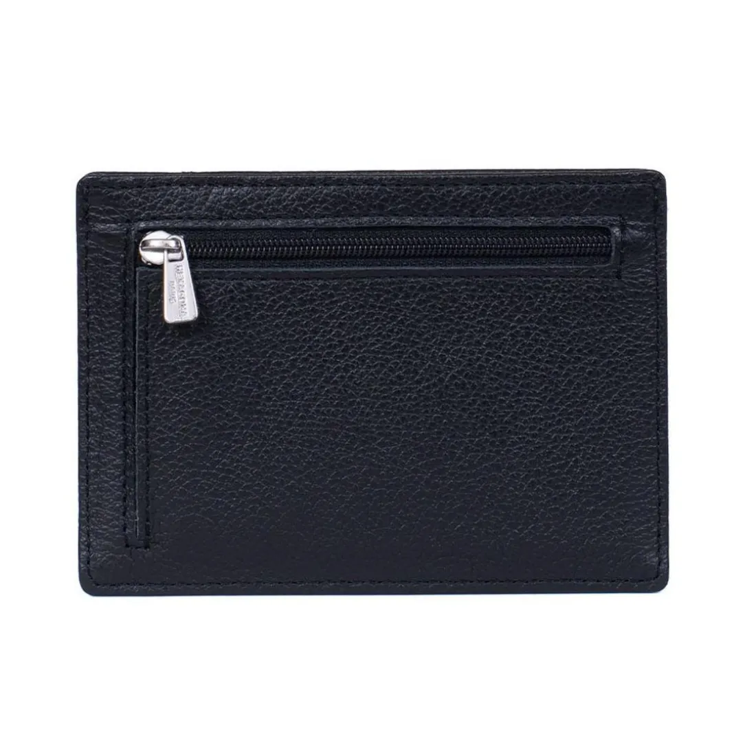 Porte-cartes Stop RFID Cuir CONFORT Noir Zoé Lia