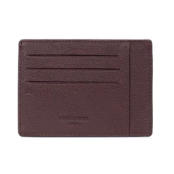 Porte-cartes Stop RFID Cuir CONFORT Chocolat Dot