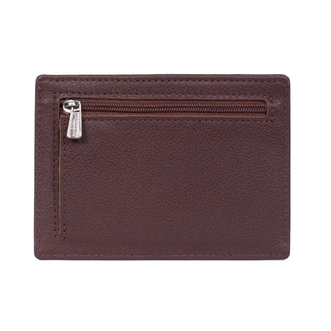 Porte-cartes Stop RFID Cuir CONFORT Chocolat Dot