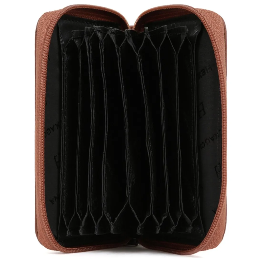 Porte-cartes Stop RFID Cuir SENSATION Cognac Eben