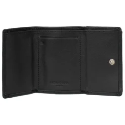 Porte-cartes Stop RFID SOFT Noir en cuir Louise