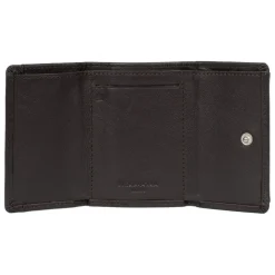 Porte-cartes Stop RFID SOFT Marron en cuir Tia