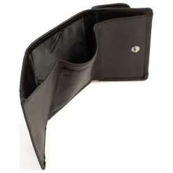 Porte-cartes Stop RFID SOFT Marron en cuir Tia