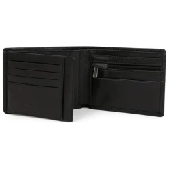 Portefeuille italien Stop RFID Cuir SENSATION Noir Aaron