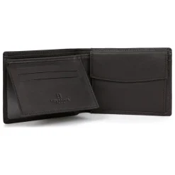 Portefeuille italien Stop RFID Cuir SENSATION Marron foncé Ole