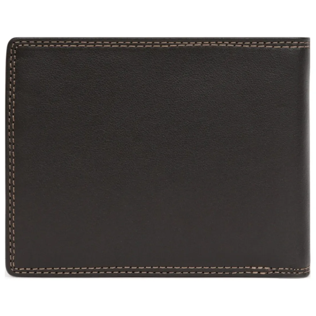 Portefeuille italien Stop RFID Cuir SENSATION Marron foncé Orin
