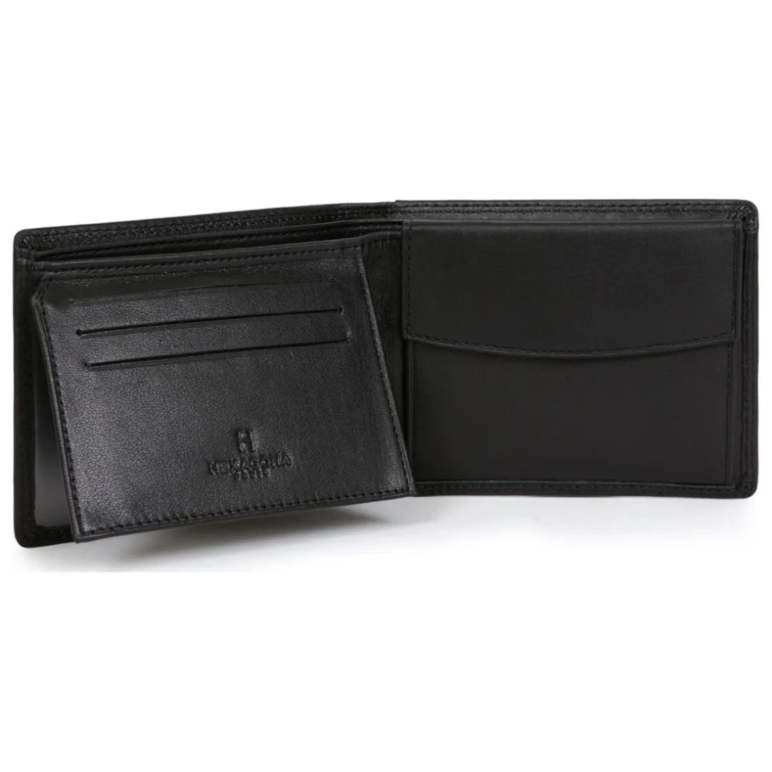 Portefeuille italien Stop RFID Cuir SENSATION Noir Ian
