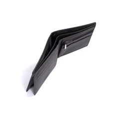 Portefeuille italien Stop RFID Cuir CONFORT Marron foncé Faye