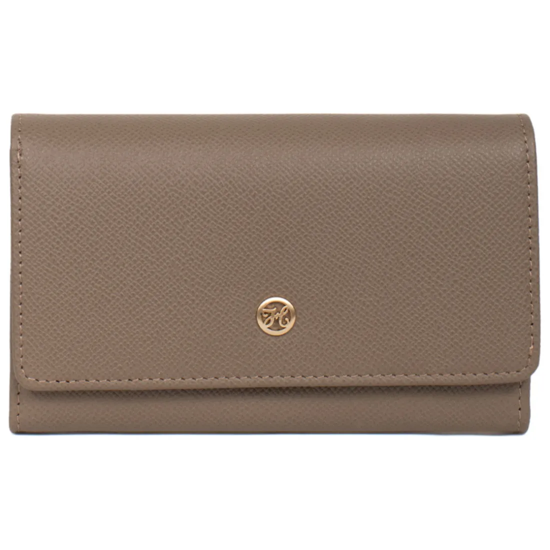 Portefeuille long Stop RFID AUDE Taupe Noémie en cuir Tess