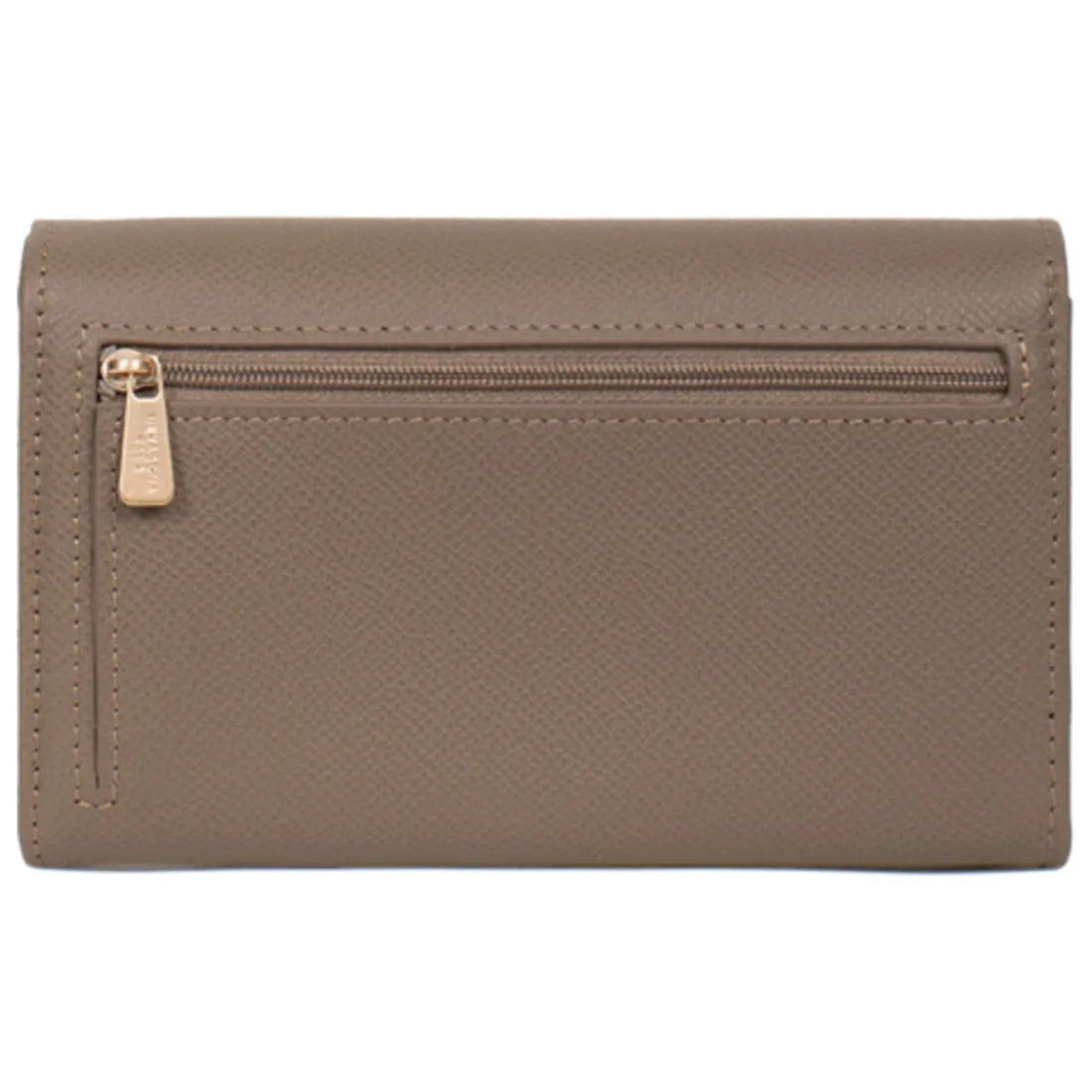 Portefeuille long Stop RFID AUDE Taupe Noémie en cuir Tess