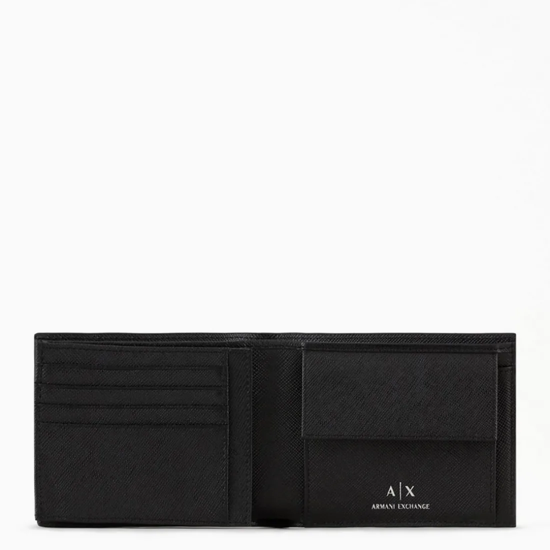 Portefeuille noir avec 3 volets
