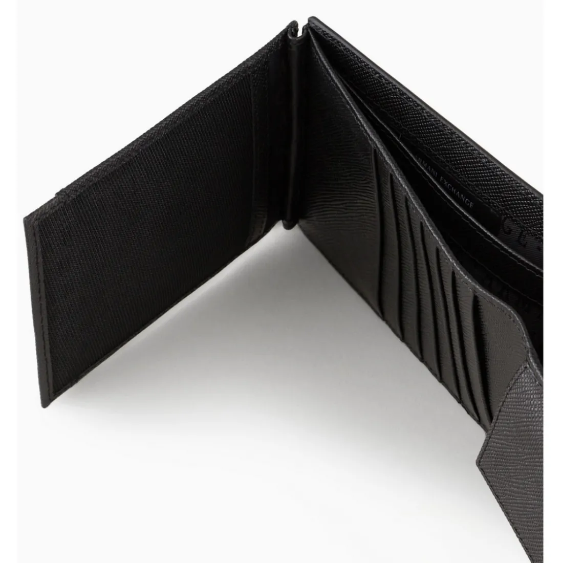 Portefeuille noir avec 3 volets