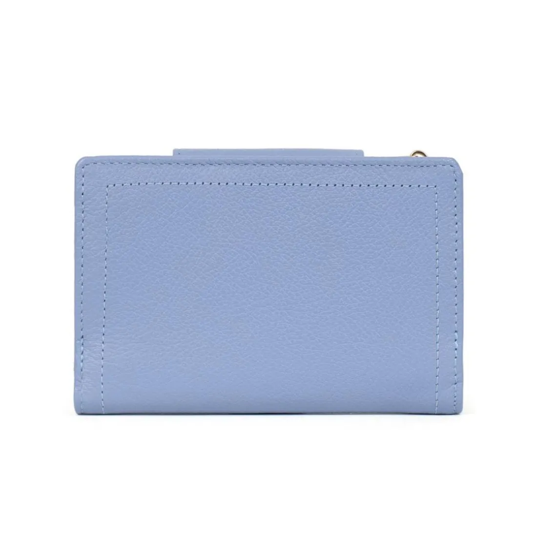 Portefeuille Stop RFID Cuir LUNA Bleu lavande Sue