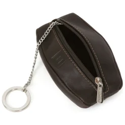 Porte-monnaie Cuir FELIN Marron Todd