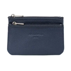 Porte-monnaie Stop RFID Cuir CONFORT Marine Lily