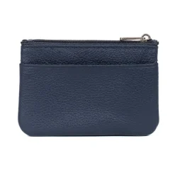 Porte-monnaie Stop RFID Cuir CONFORT Marine Lily
