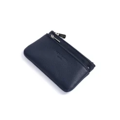 Porte-monnaie Stop RFID Cuir CONFORT Marine Lily