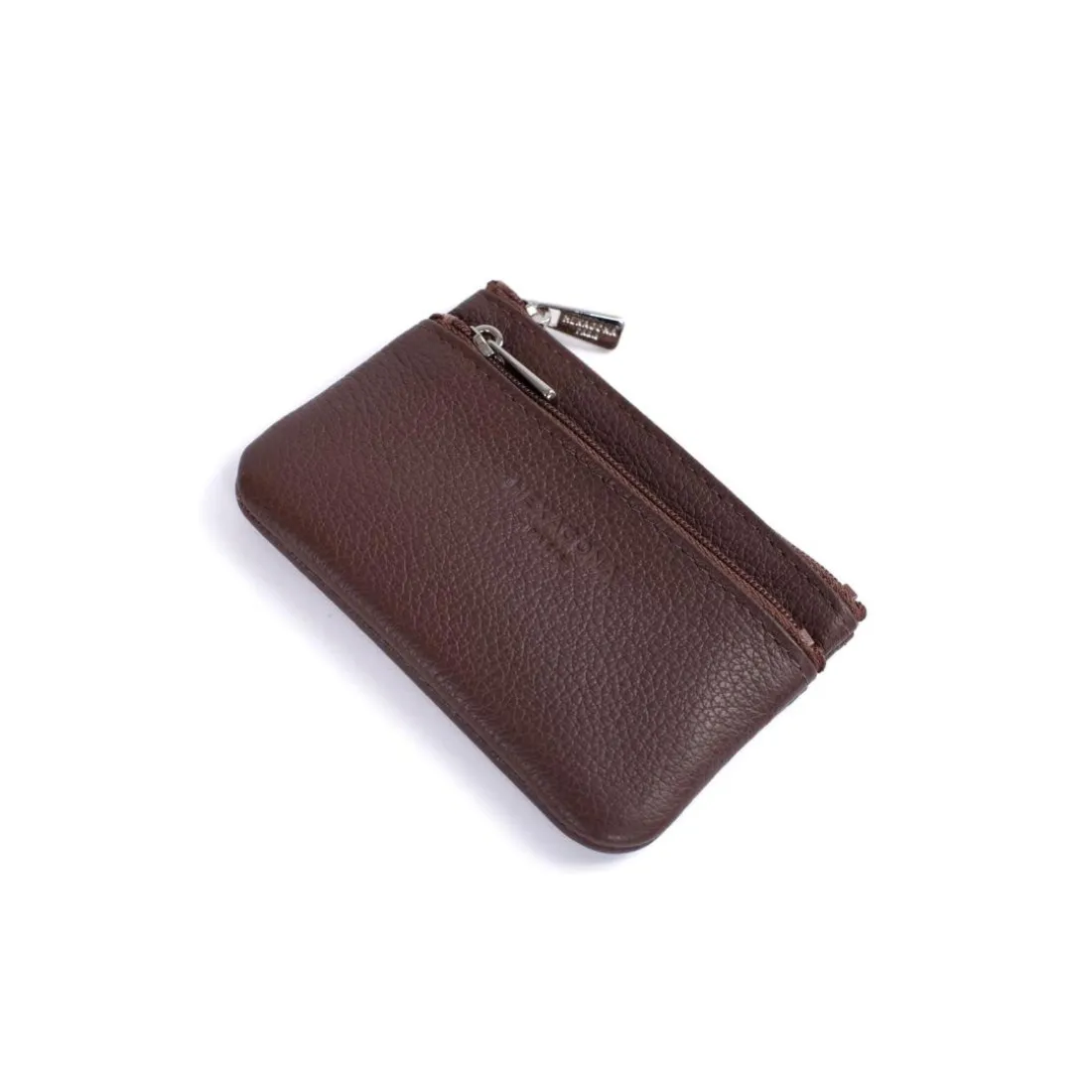 Porte-monnaie Stop RFID Cuir CONFORT Chocolat Sue