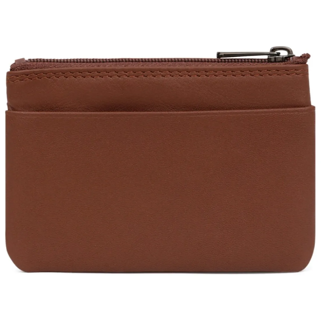 Porte-monnaie Stop RFID Cuir SENSATION Cognac