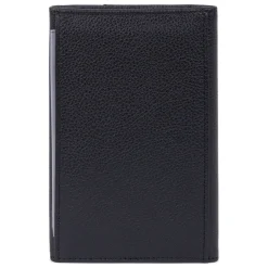 Porte-papiers Stop RFID Cuir DUO Noir/Taupe