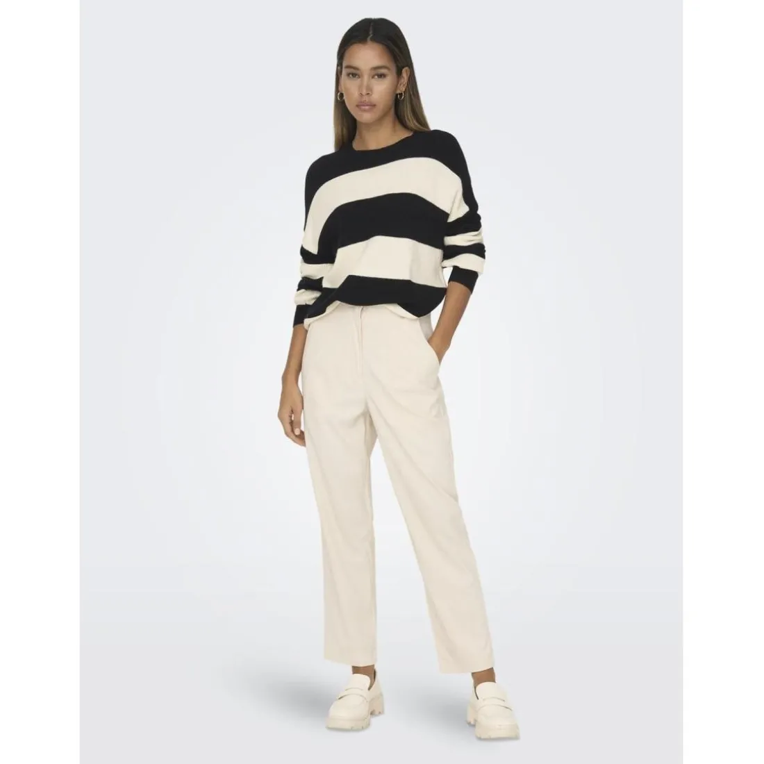 Pull à maille manches longues en viscose Alia