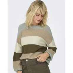 Pull à maille manches longues en viscose Léna