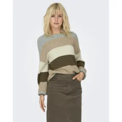 Pull à maille manches longues en viscose Léna
