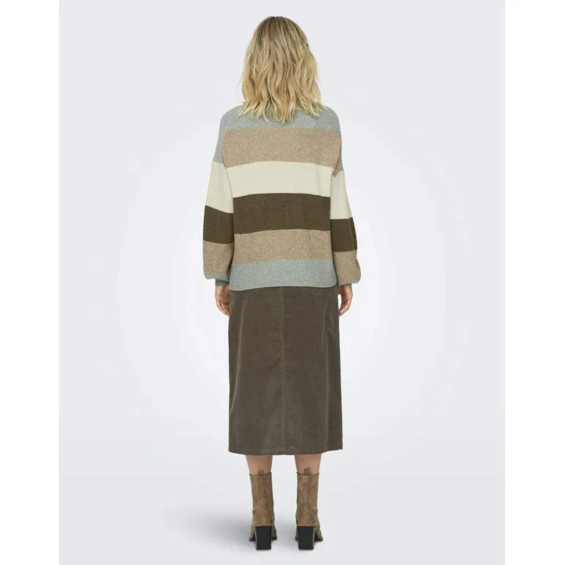 Pull à maille manches longues en viscose Léna