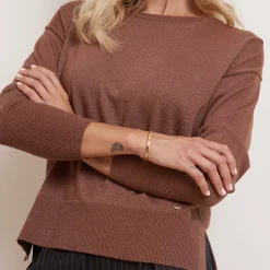 Pull chocolat marron