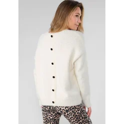 Pull DAISY blanc Dot