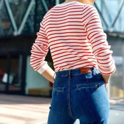 Pull en coton MOLLY rouge