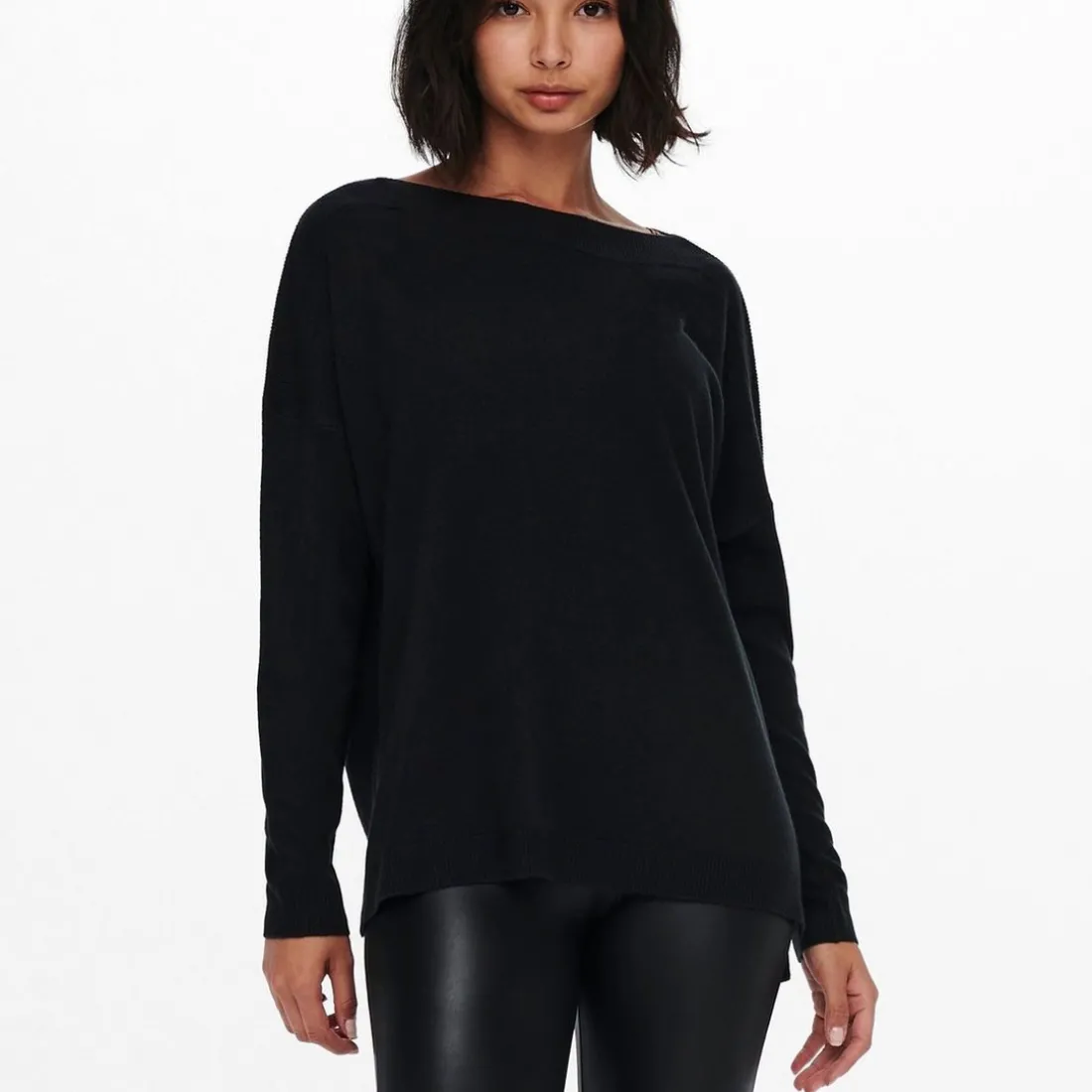 Pull en maille Amalia noir Willa