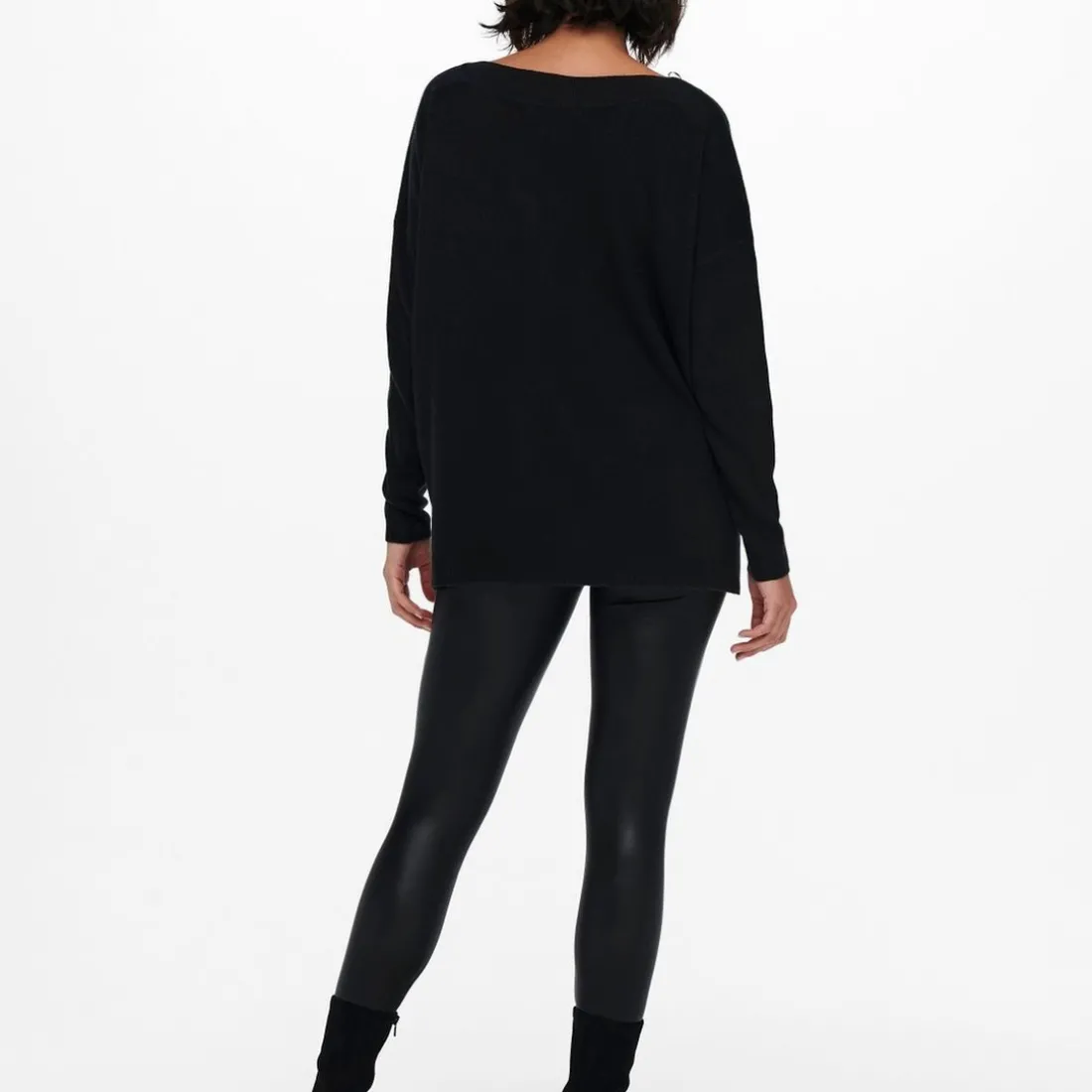 Pull en maille Amalia noir Willa