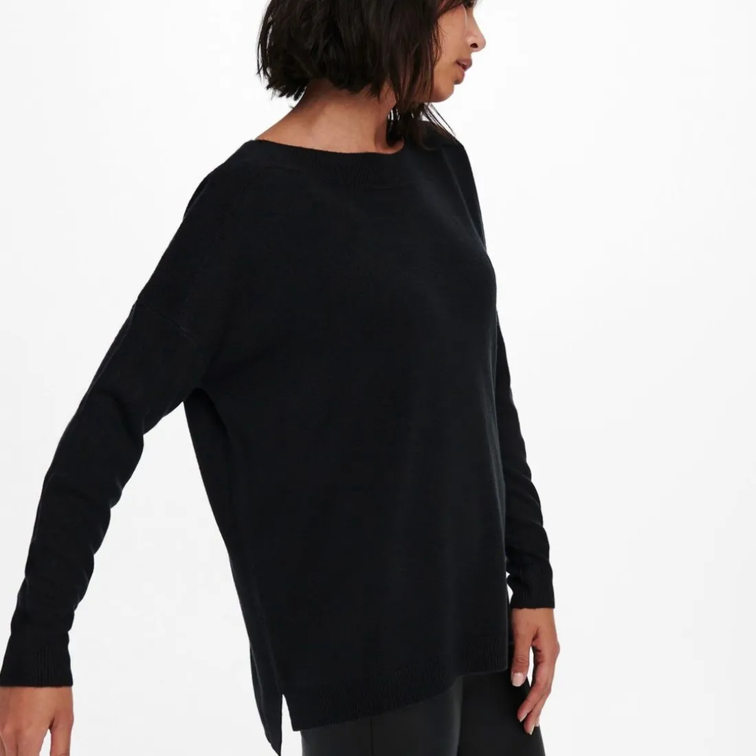 Pull en maille Amalia noir Willa